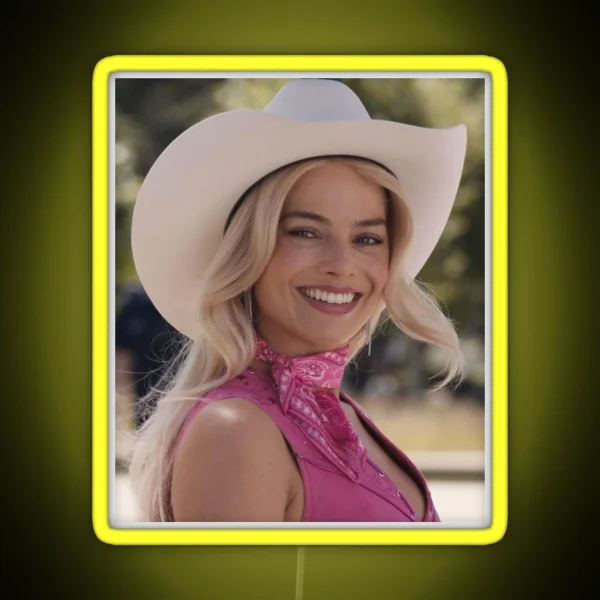 Margot Robbie RGB Neon Sign
