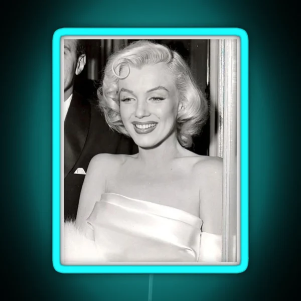 Marilyn Monore Picture RGB Neon Sign