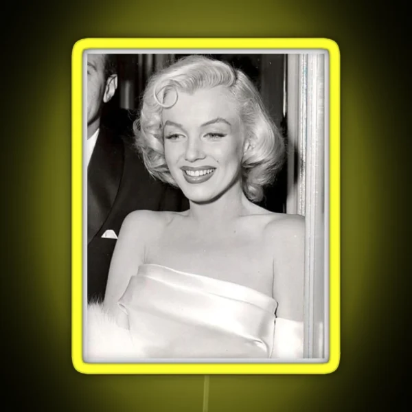 Marilyn Monore Picture RGB Neon Sign