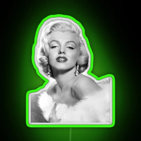 Marilyn Monroe RGB Neon Sign