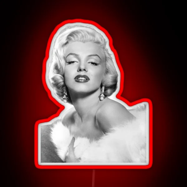 Marilyn Monroe RGB Neon Sign