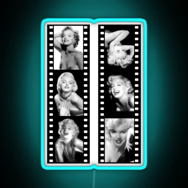 Marilyn Monroe RGB Neon Sign