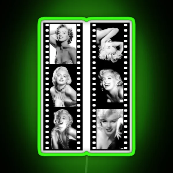 Marilyn Monroe RGB Neon Sign