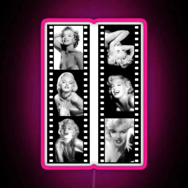 Marilyn Monroe RGB Neon Sign