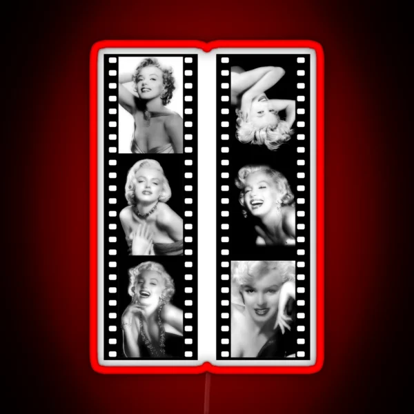Marilyn Monroe RGB Neon Sign