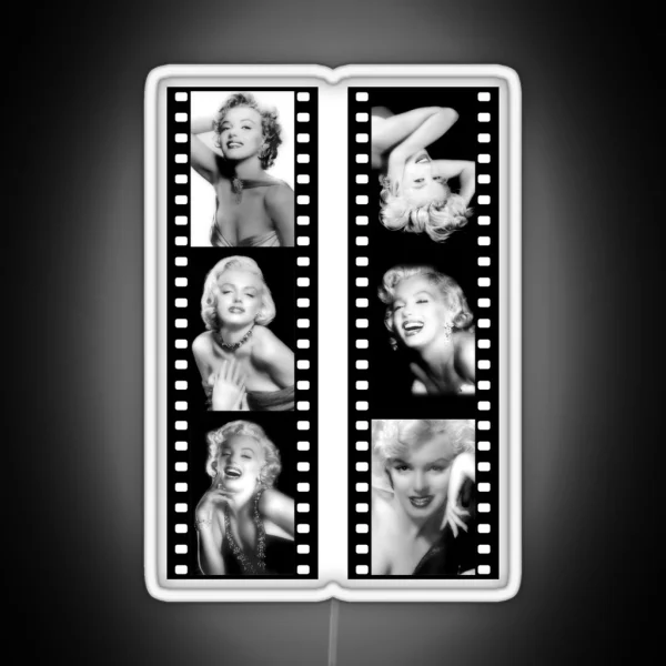 Marilyn Monroe RGB Neon Sign