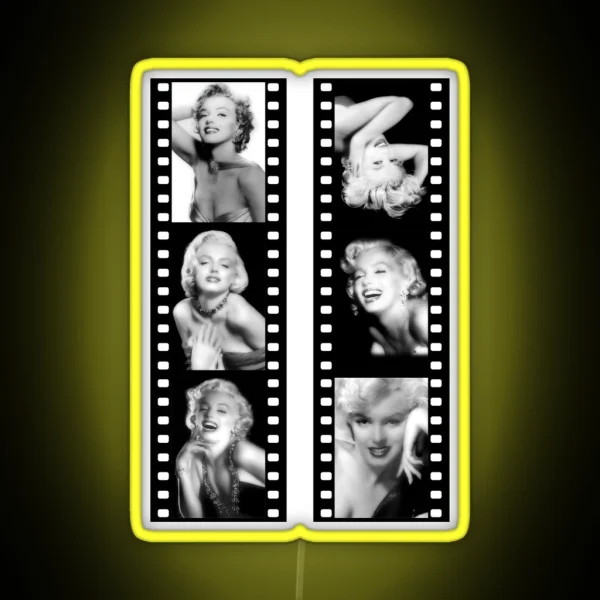 Marilyn Monroe RGB Neon Sign