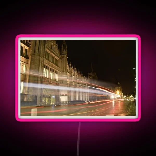 Marischal College Light Trails RGB Neon Sign