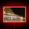 RGB Neon Sign Displaying Iconic Marischal College Light Trail Design