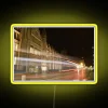 Vibrant RGB Neon Sign for Event Decor with Light Trails