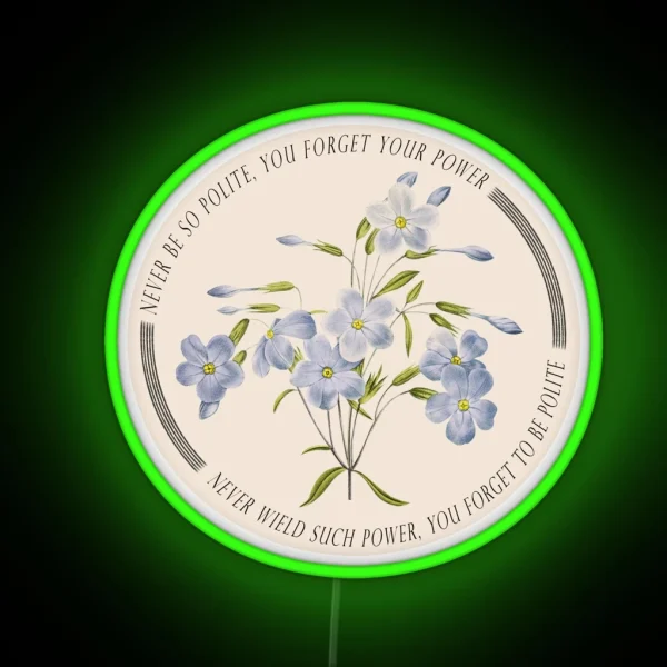 Marjorie Lyrics RGB Neon Sign