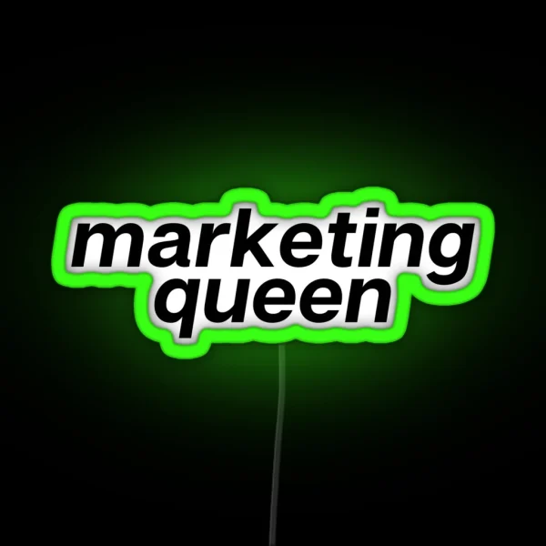 Marketing Queen RGB Neon Sign