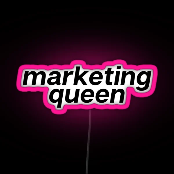 Marketing Queen RGB Neon Sign