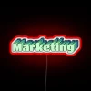 Vibrant RGB Neon Sign for Modern Business and Marketing Offices