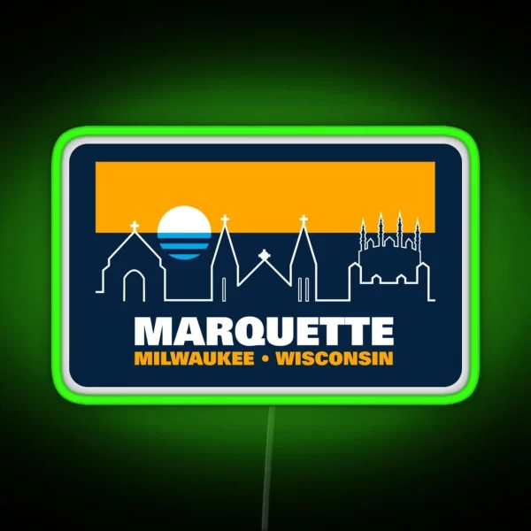 Marquette And MKE RGB Neon Sign