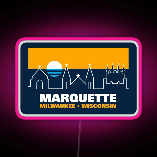Marquette And MKE RGB Neon Sign