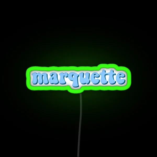 Marquette RGB Neon Sign