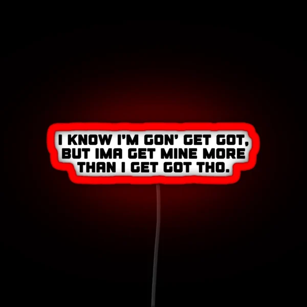 Marshawn Lynch Get Got Quote RGB Neon Sign