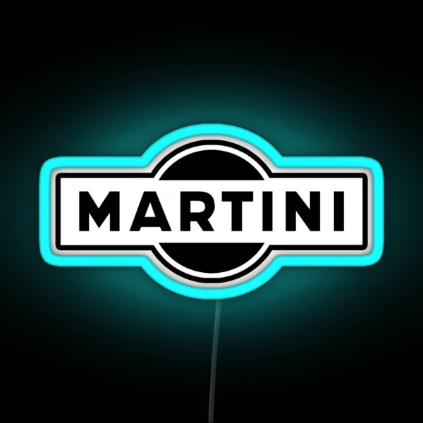 Martini Logo Simple RGB Neon Sign