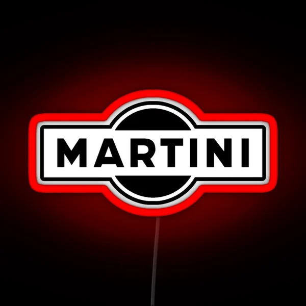 Martini Logo Simple RGB Neon Sign