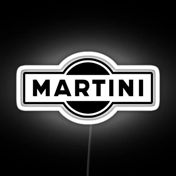 Martini Logo Simple RGB Neon Sign