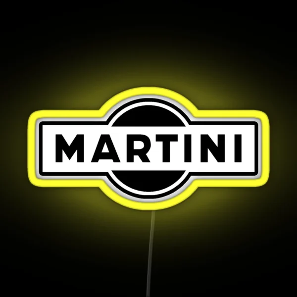 Martini Logo Simple RGB Neon Sign