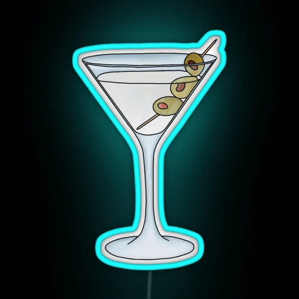Martini RGB Neon Sign