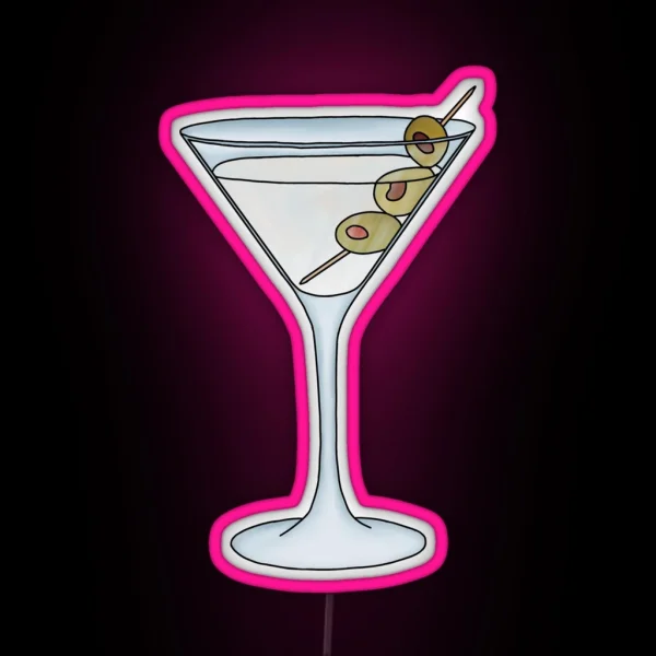 Martini RGB Neon Sign