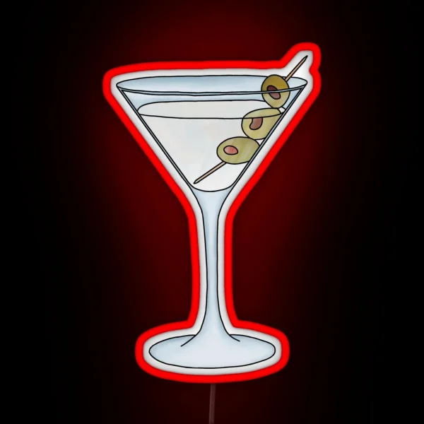 Martini RGB Neon Sign