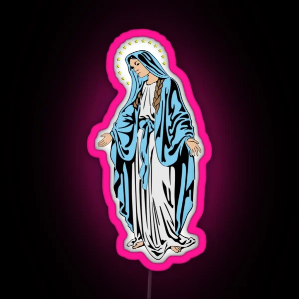 Mary RGB Neon Sign