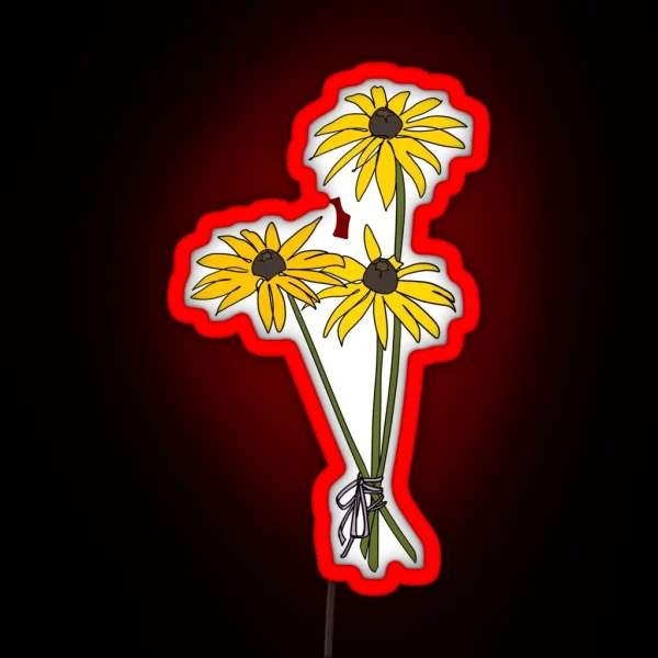 Maryland Black Eyed Susan RGB Neon Sign