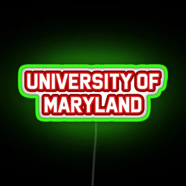 Maryland RGB Neon Sign