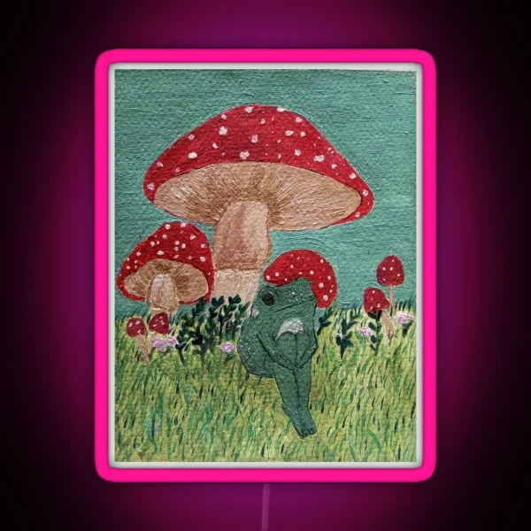 Mashroom RGB Neon Sign