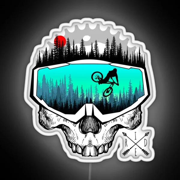 Maskskull MTB RGB Neon Sign