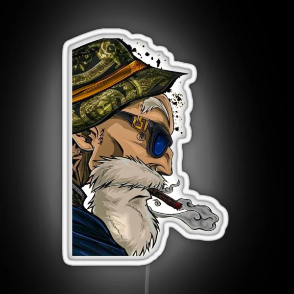 Master Roshi Drip RGB Neon Sign
