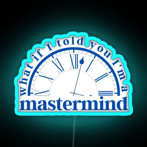 Mastermind Midnights Taylor Swift Clock RGB Neon Sign