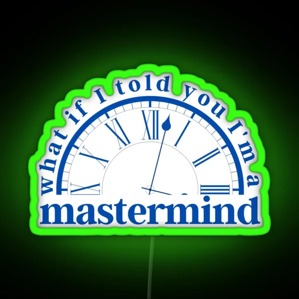 Mastermind Midnights Taylor Swift Clock RGB Neon Sign