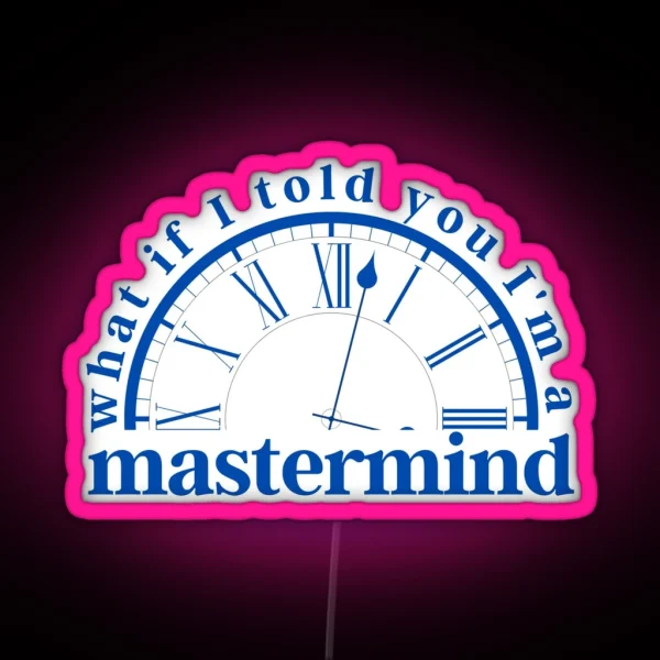Mastermind Midnights Taylor Swift Clock RGB Neon Sign