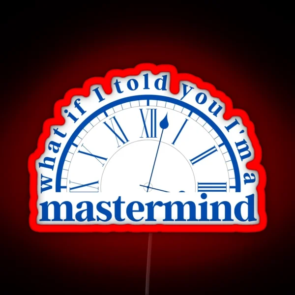 Mastermind Midnights Taylor Swift Clock RGB Neon Sign