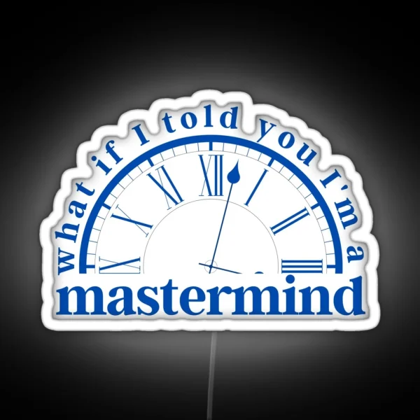 Mastermind Midnights Taylor Swift Clock RGB Neon Sign