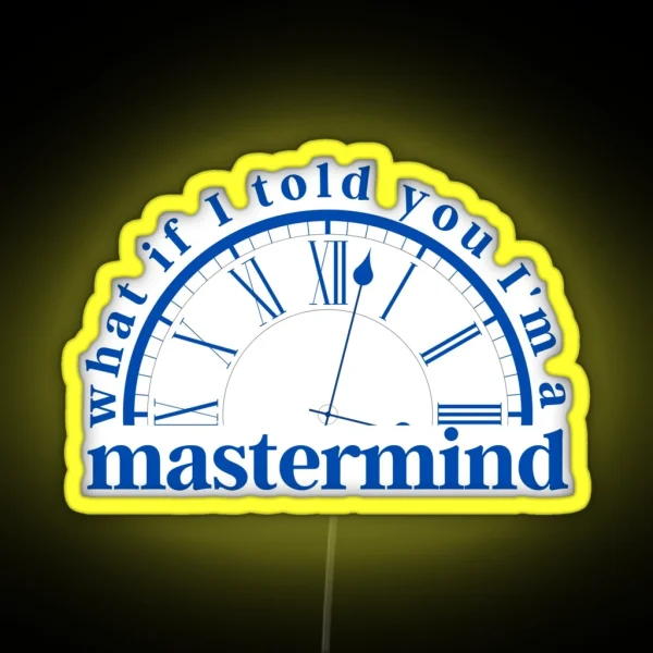 Mastermind Midnights Taylor Swift Clock RGB Neon Sign