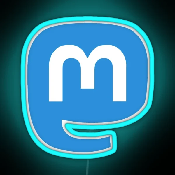 Mastodon RGB Neon Sign