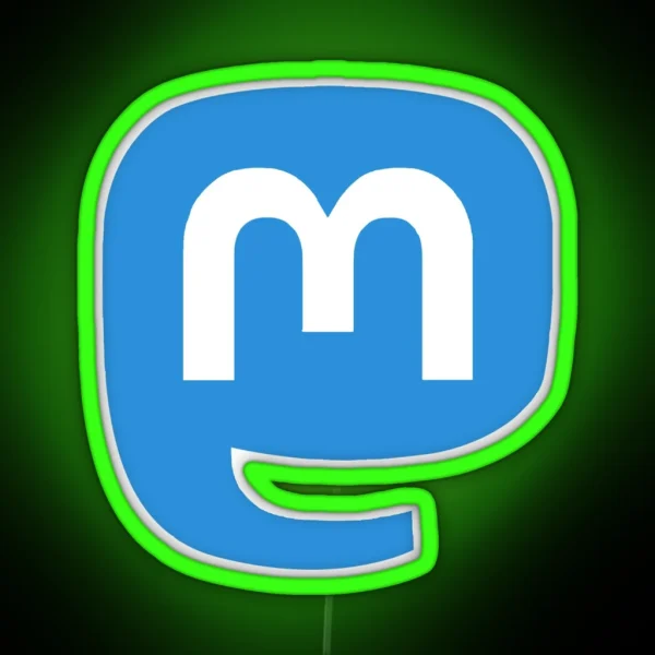 Mastodon RGB Neon Sign