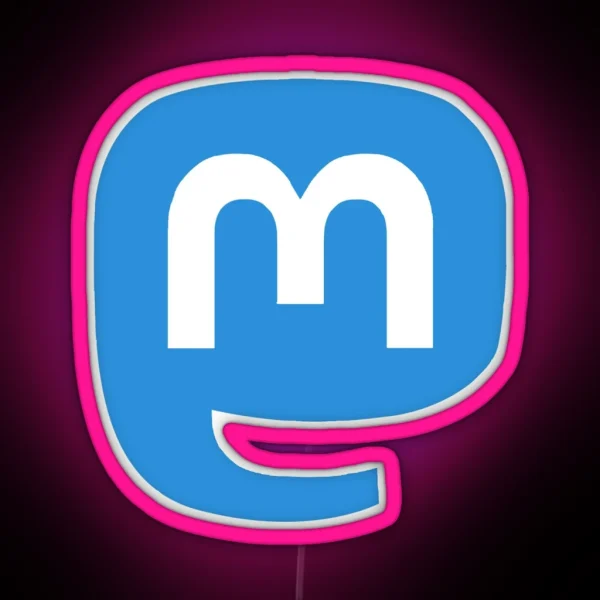 Mastodon RGB Neon Sign