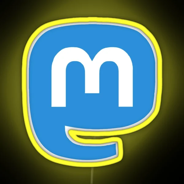 Mastodon RGB Neon Sign