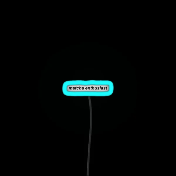 Matcha Enthusiast RGB Neon Sign