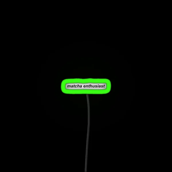 Matcha Enthusiast RGB Neon Sign
