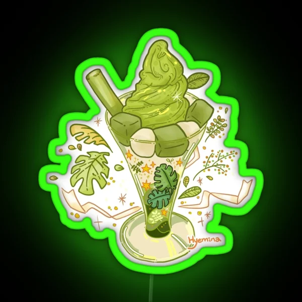 Matcha Icecream RGB Neon Sign