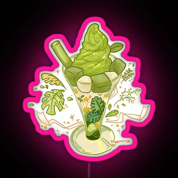 Matcha Icecream RGB Neon Sign