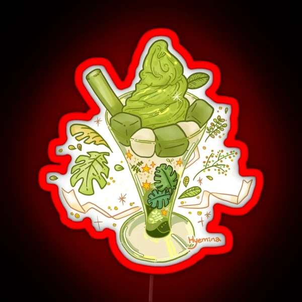 Matcha Icecream RGB Neon Sign